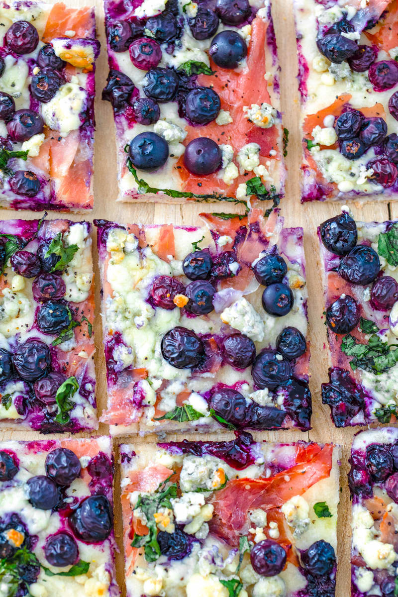 Blueberry and Blue Cheese Pizza
