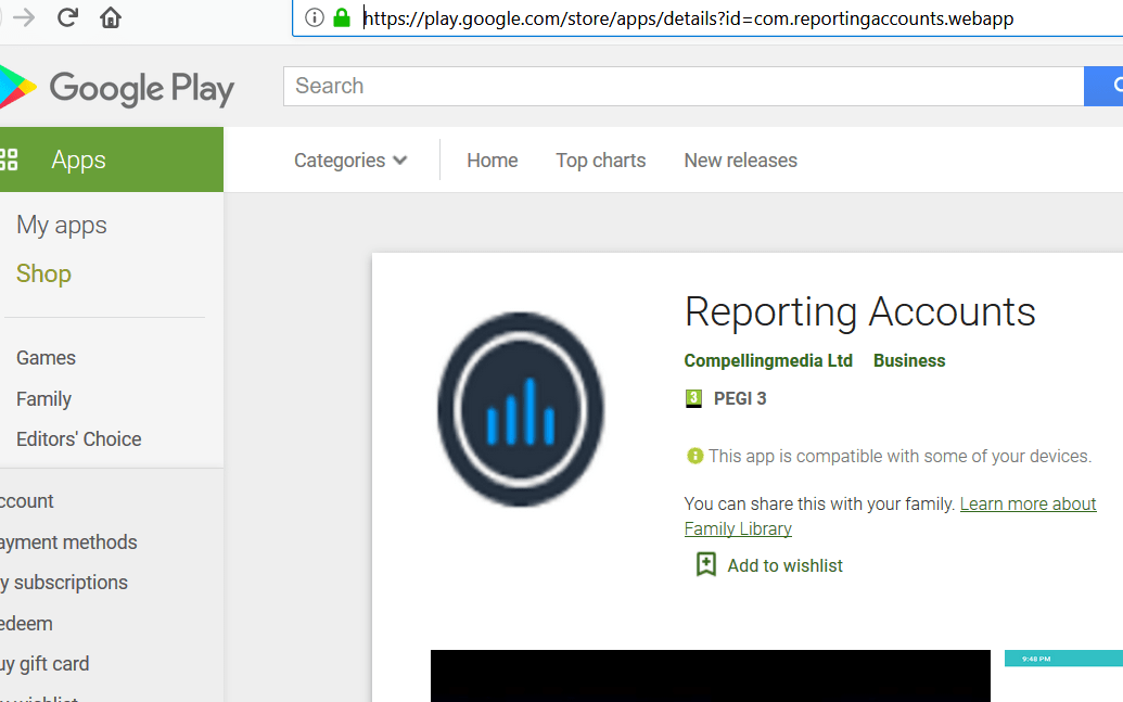 What is new at Reporting Accounts