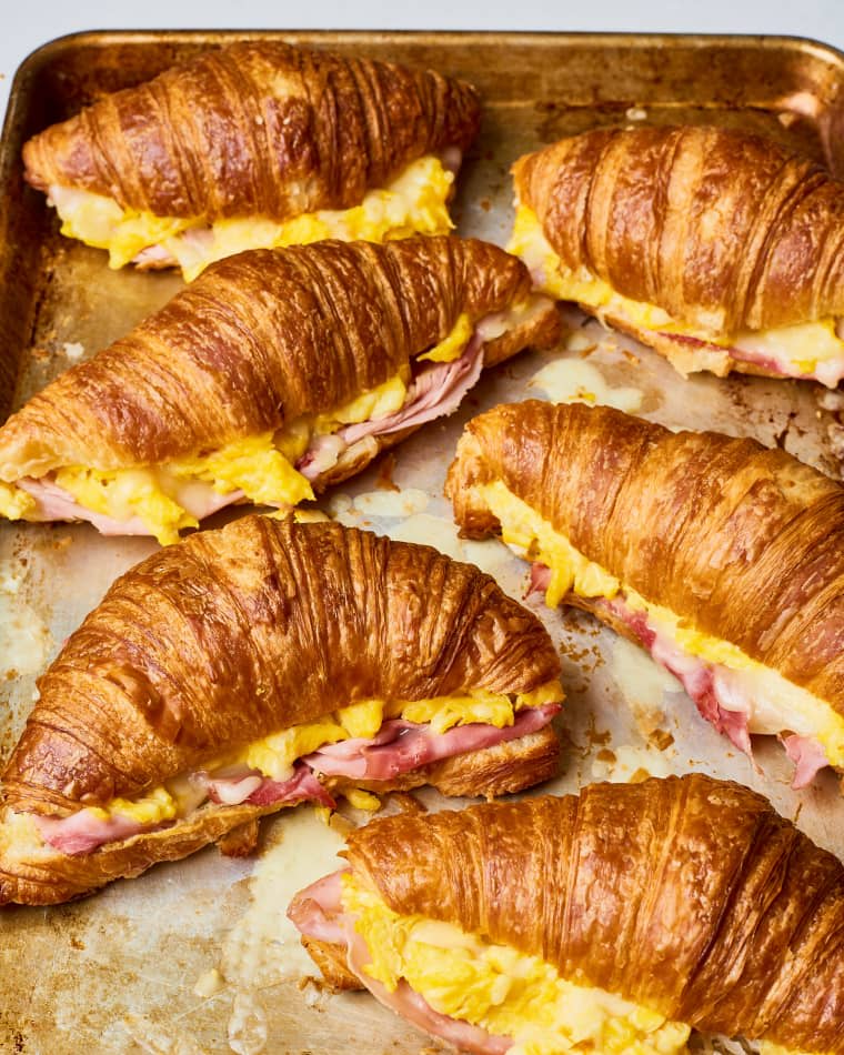 Croissant Breakfast Sandwiches - Delicious World and Travel