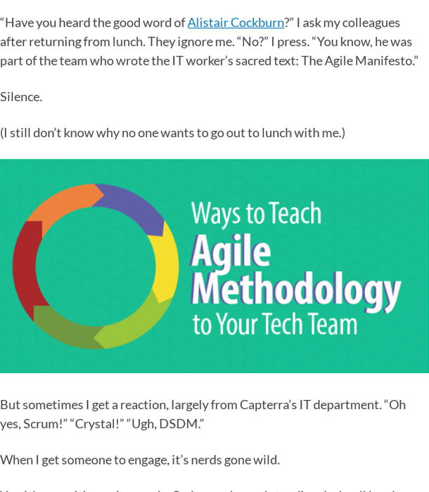 5 Ways to Teach the Agile Methodology To Your Tech Team