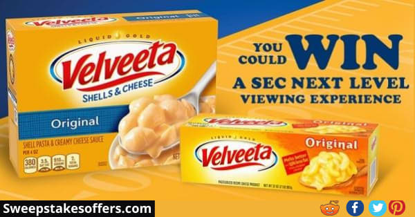 Scorewithvelveeta.com - Velveeta SEC Sweepstakes and IWG