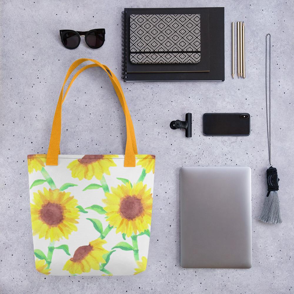 Sunflower canvas Tote bag