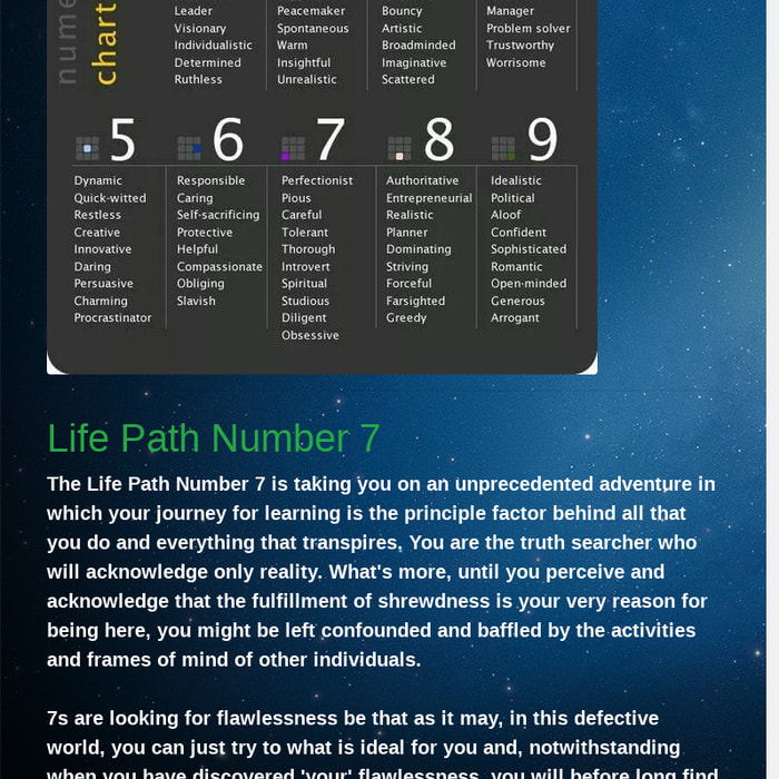 life path number 7, life path number 9, life path number 5, life path number 8