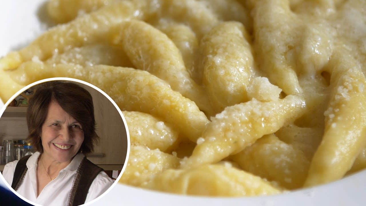 Pasta Grannies discover finger noodles called schupfnudeln from the Italian Alps