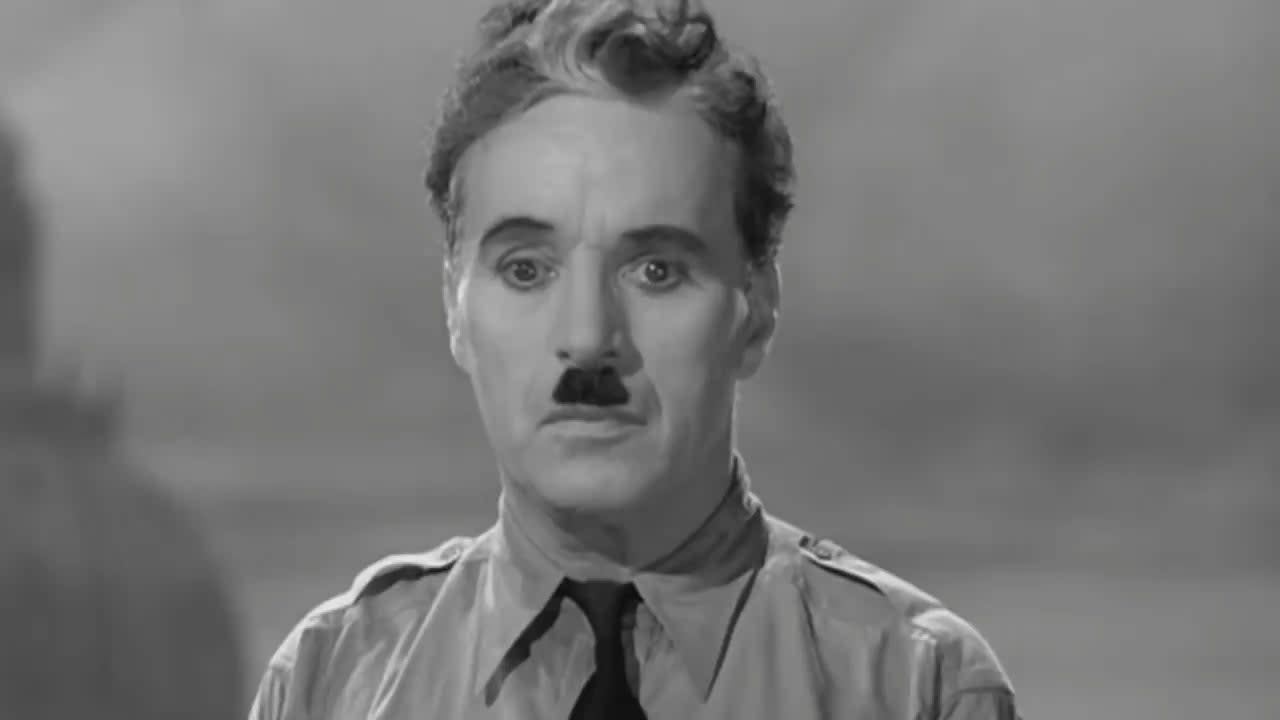 Charlie Chaplin's Famous Speech from The Great Dictator (1940).