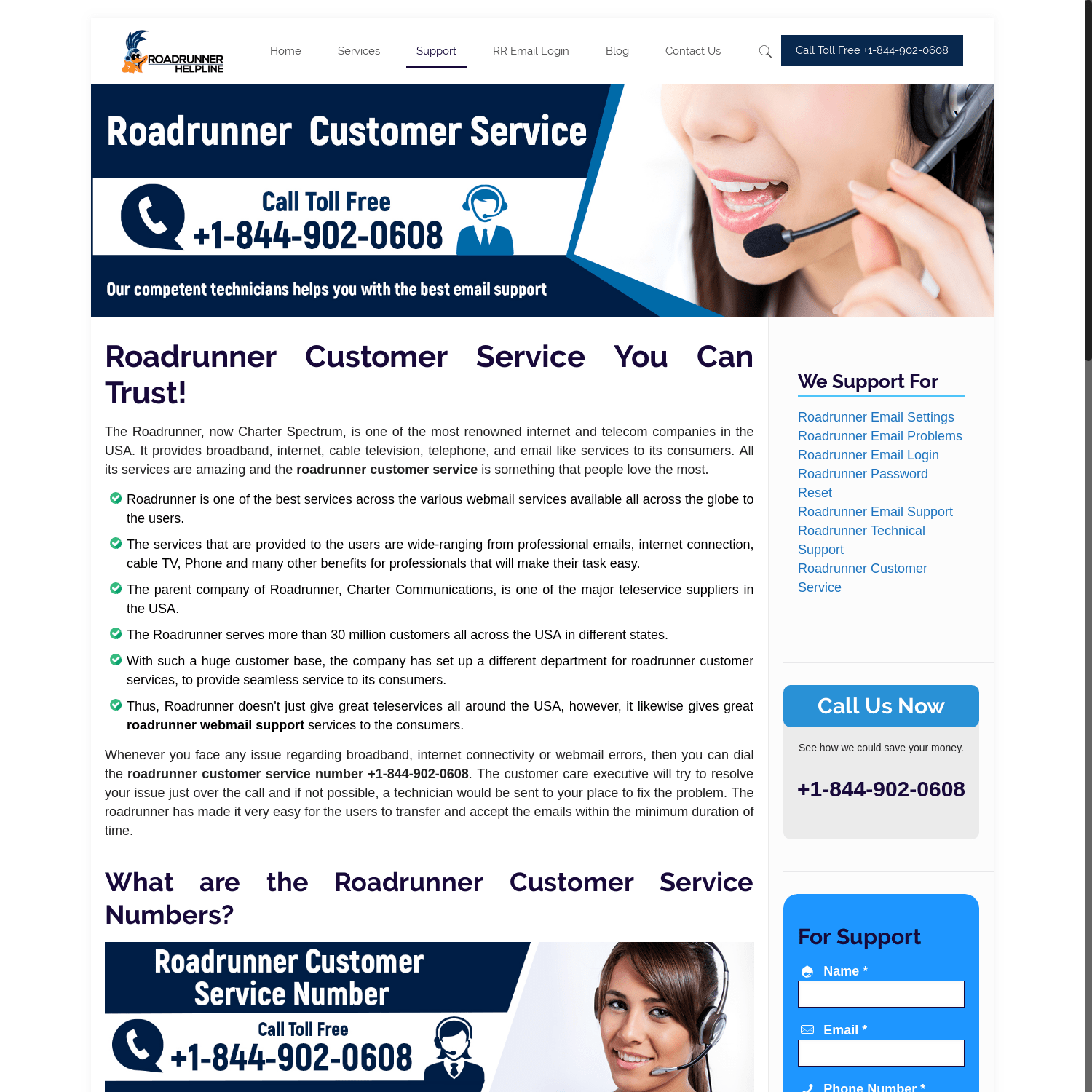 (+1-844-902-0608) Roadrunner Customer Service Phone Number