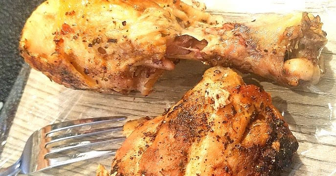 Baked Beer Chicken Legs and Thighs