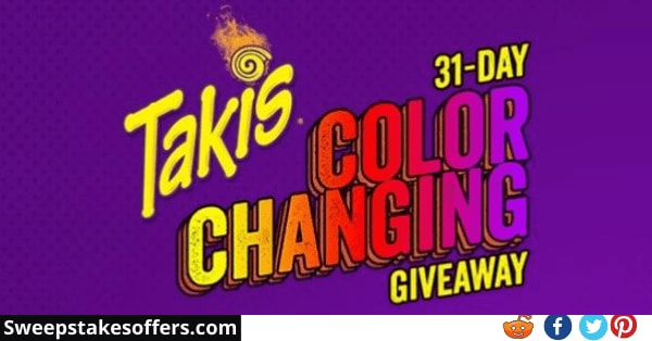 Takis Color Changing Snacks Giveaway - TakisColorSummer.com