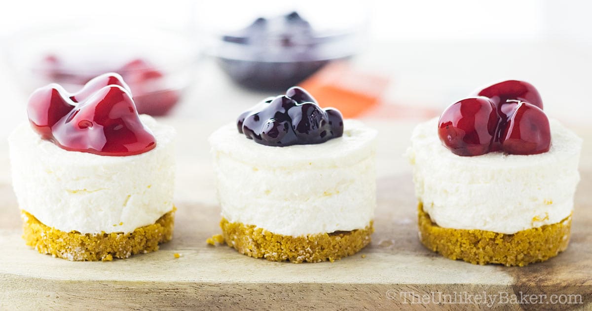 The Best No Bake Mini Cheesecakes