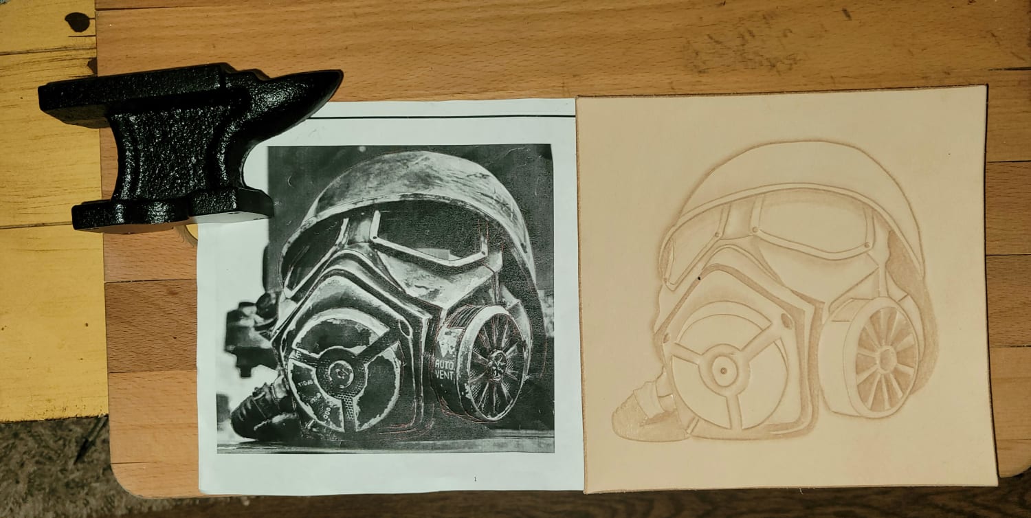 I've been working on tooling nontraditional images. I'm working on a Fallout helmets collection.
