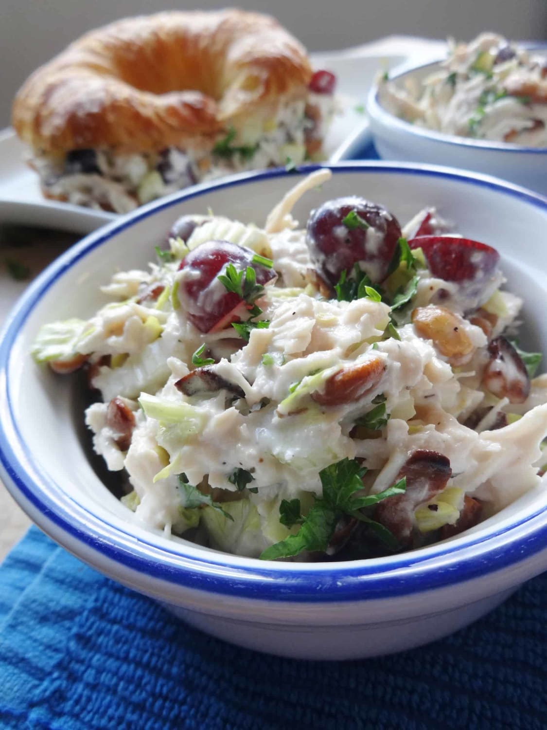Fruited Chicken Salad with Grapes & Cashews