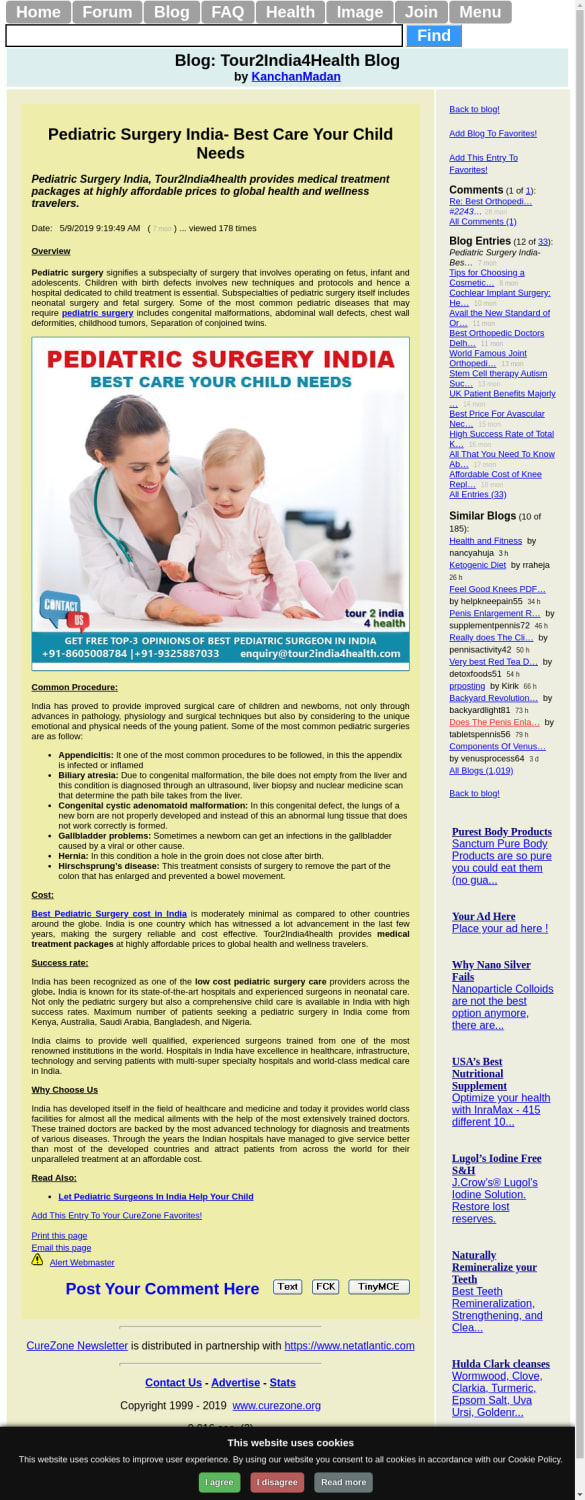 Pediatric Surgery India- Best Care Your Child Needs by KanchanMadan Blog entry
