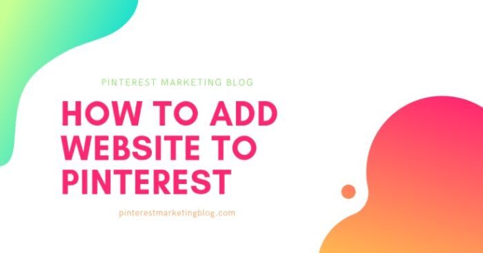 How to Add Website To Pinterest?