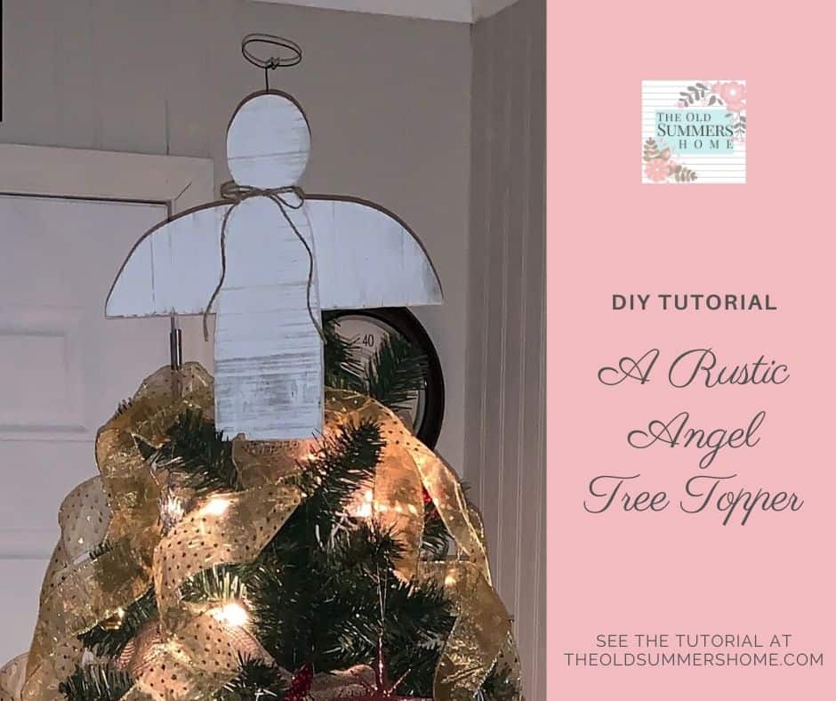 How to make a Beautiful Farmhouse Angel Tree Topper