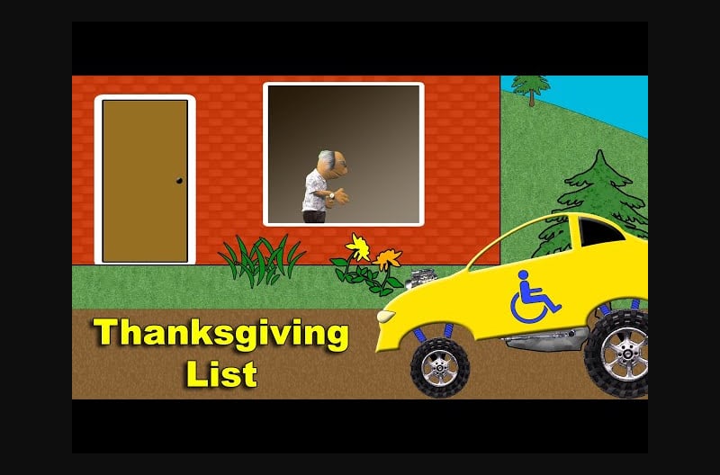 Thanksgiving List - Grandpa's Making Thanksgiving Dinner