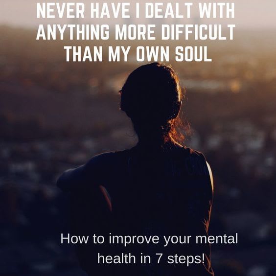 How to improve your mental health in 7 steps