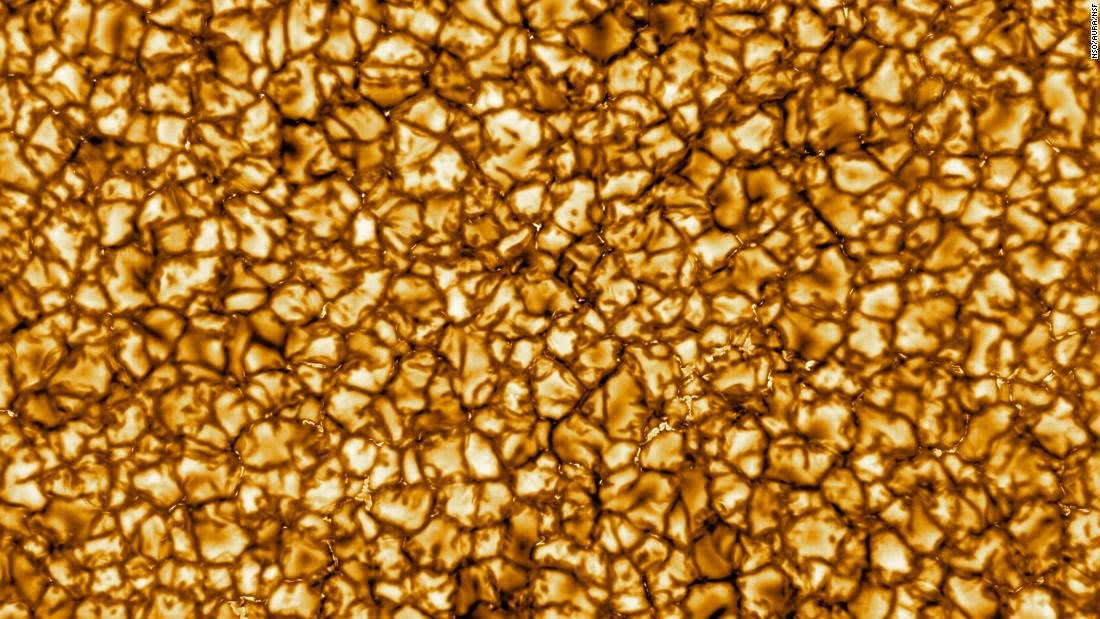The Daniel K. Inouye Solar Telescope has produced the highest resolution image of the sun's surface ever taken. In this picture, taken at 789 nanometers (nm), we can see features as small as 18 miles in size for the first time ever.Picture was capture jan.29,2020