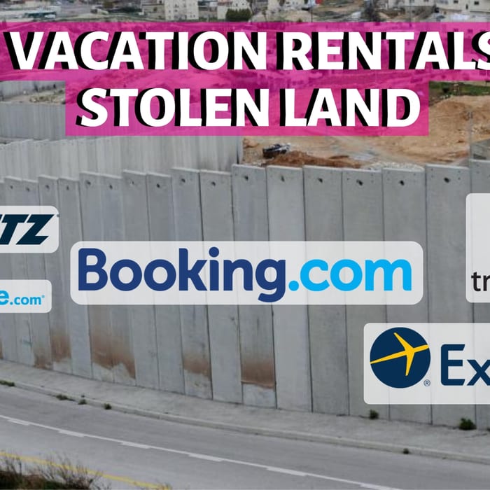 No vacation rentals on stolen land!