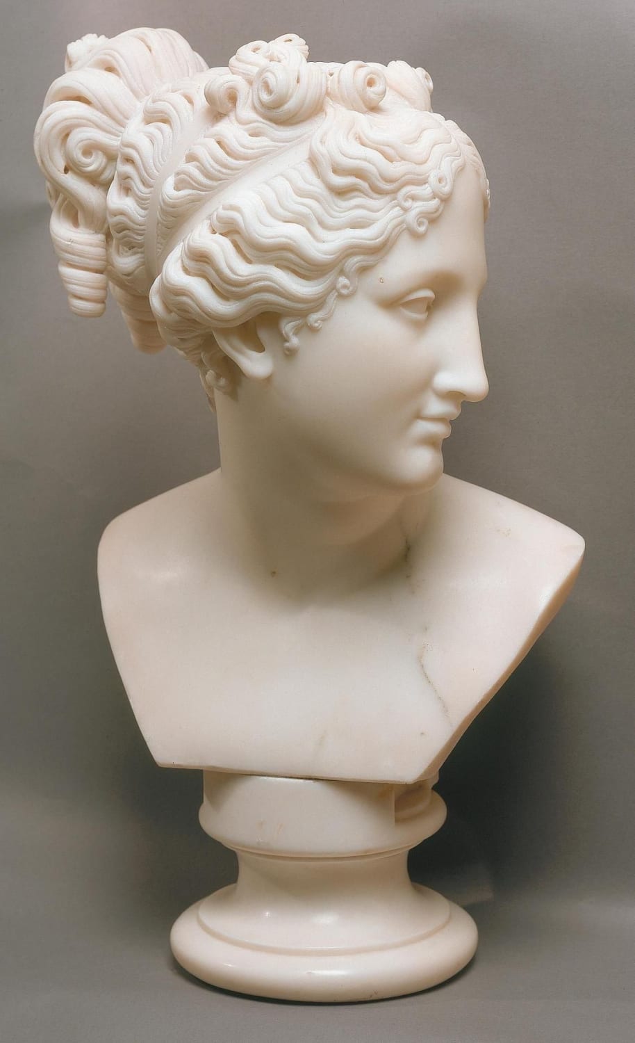 Baroque Sculpture of Female Head
