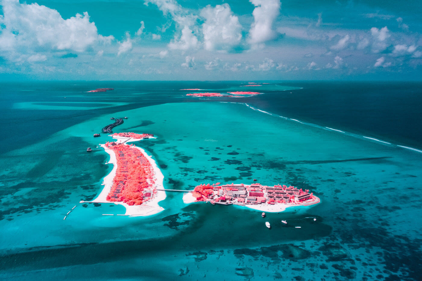 The Maldives Infraland: Drone Photography by Paolo Pettigiani