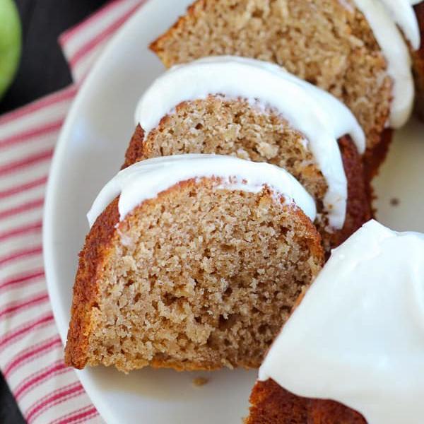 Apple Bundt Cake with Cream Cheese Frosting