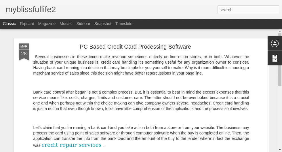 PC Based Credit Card Processing Software