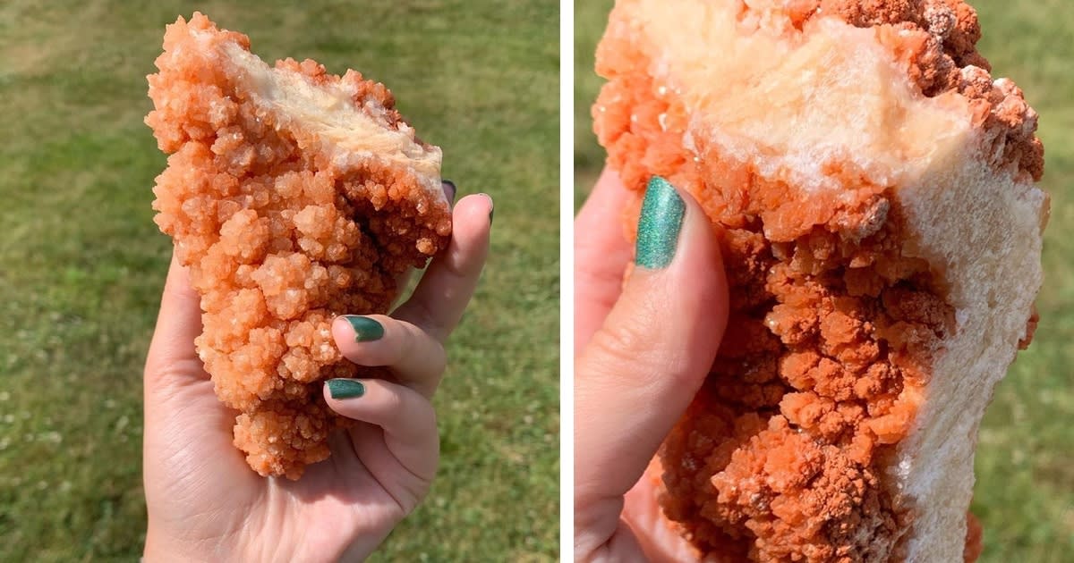 Woman Discovers Crystal That Looks Just Like a Chicken Tender