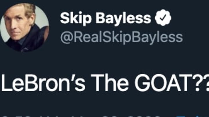 Skip Bayless is Already Back to Trashing LeBron James for No Reason During the Quarantine