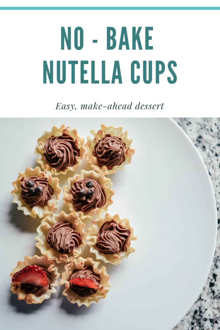 No-Bake Nutella Cups