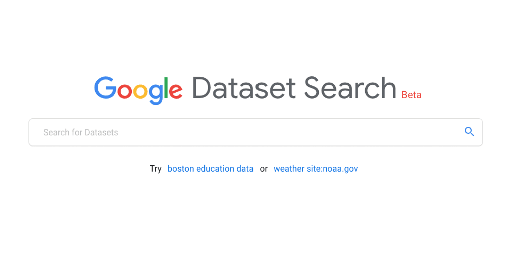 Dataset Search - Making it easier to discover datasets Made by Google