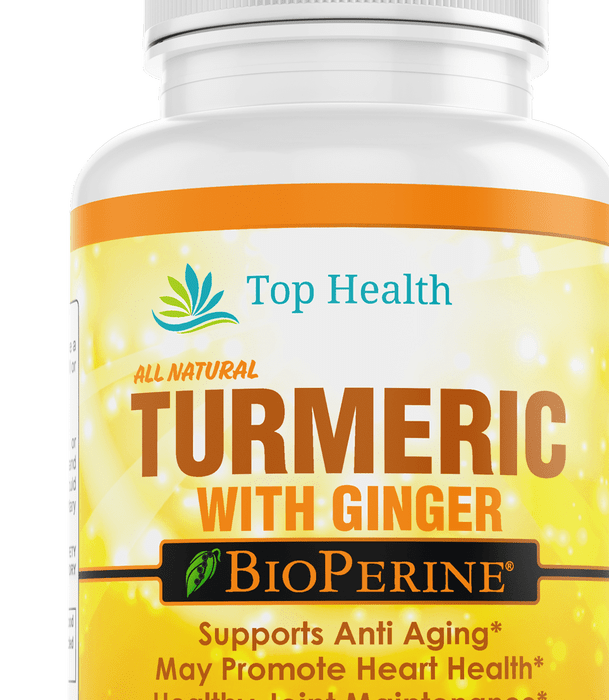 Turmeric Curcumin And BioPerine with Ginger Supplement - 60 Capsules