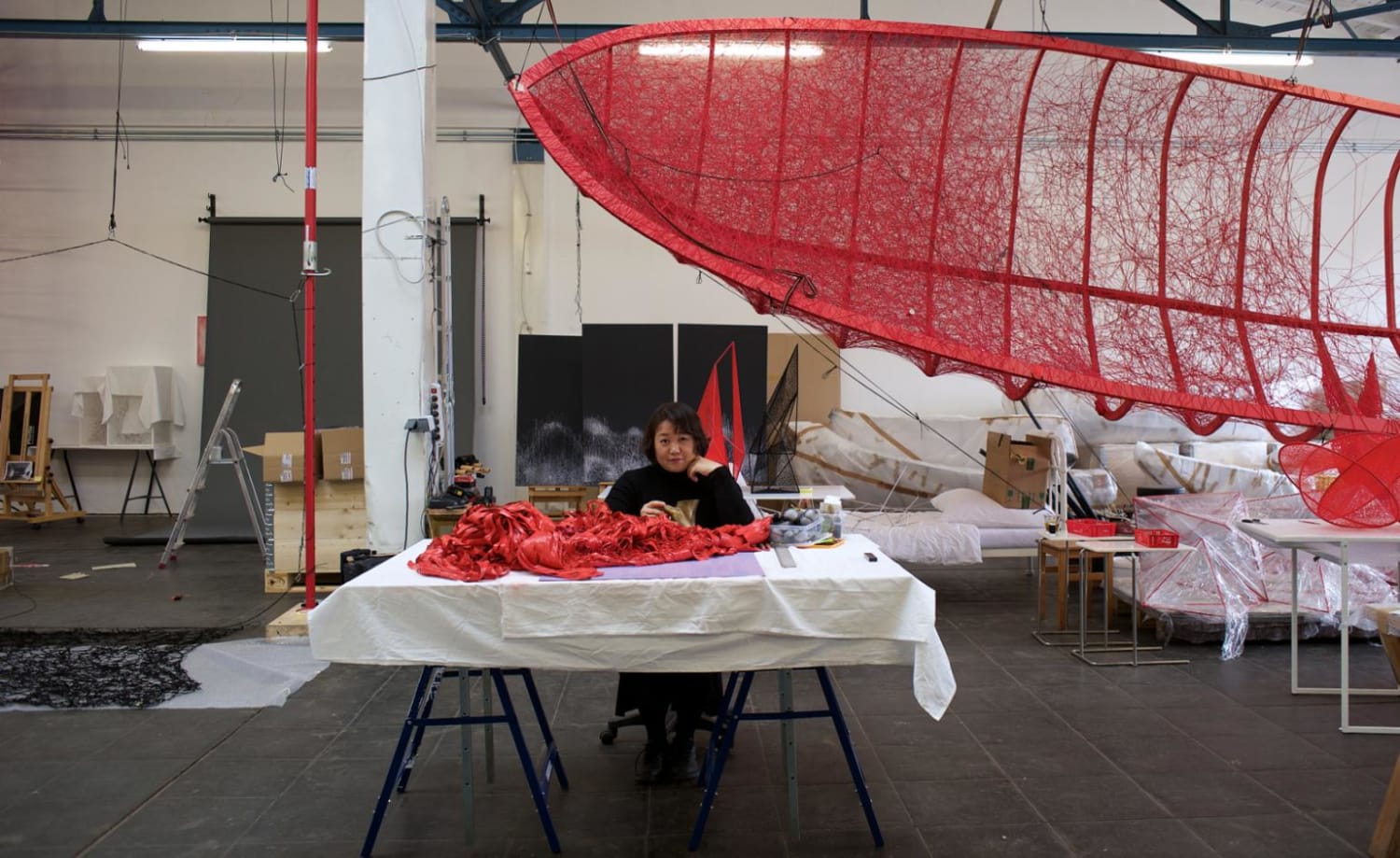 At home with artist Chiharu Shiota