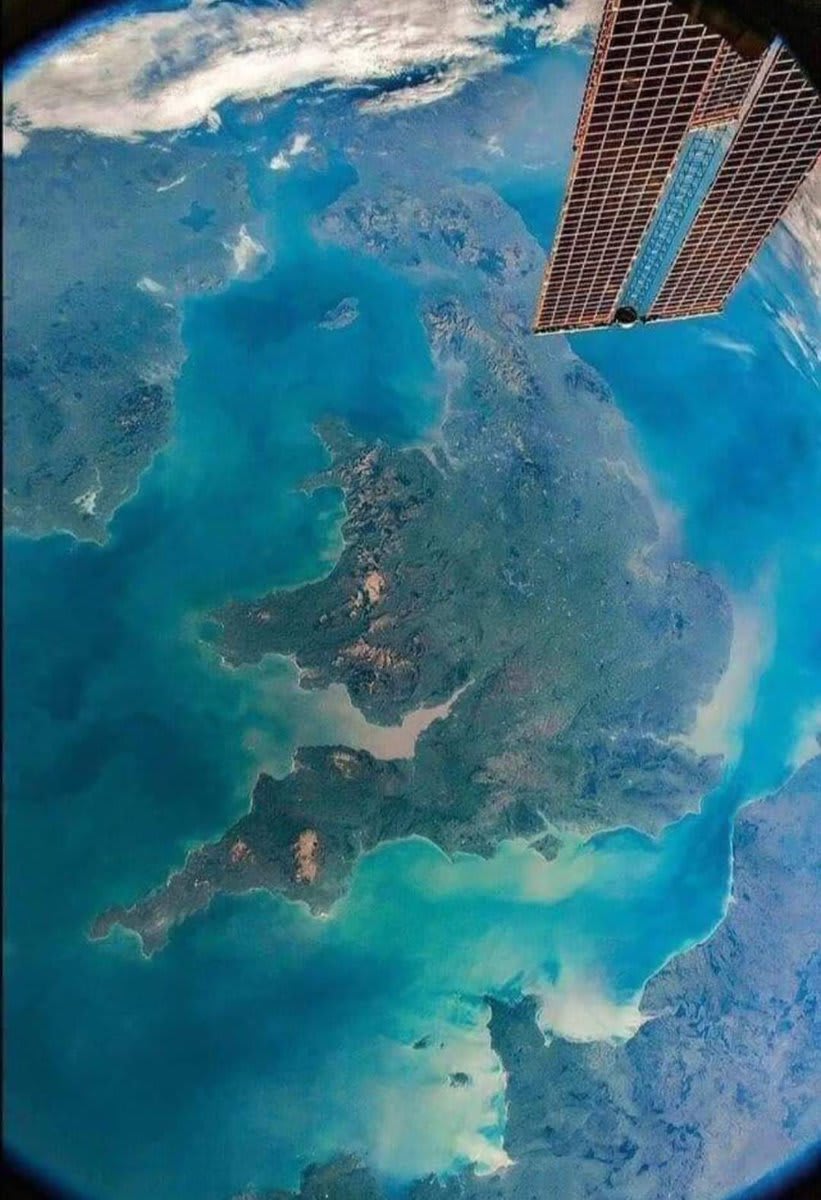 United Kingdom seen from International Space Station
