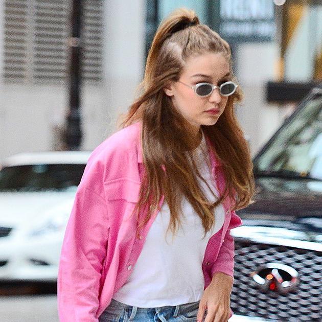 Gigi Hadid Takes the Extreme Platform Sneaker for a Spin