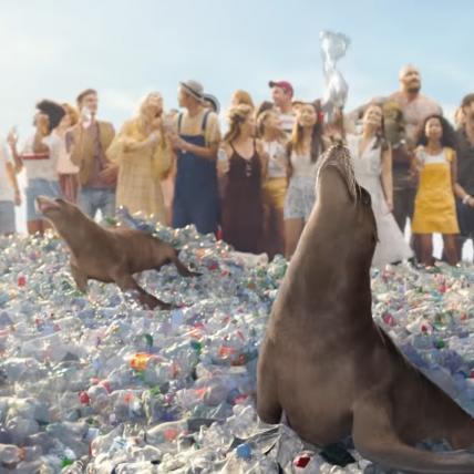 SodaStream, soon to be owned by PepsiCo, mocks classic Coke ad