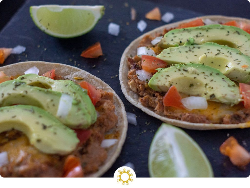 Bean and Cheese Tostadas