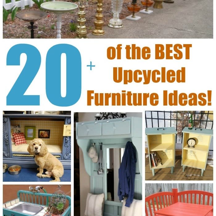20+ of the BEST Upcycled Furniture Ideas! - Kitchen Fun With My 3 Sons