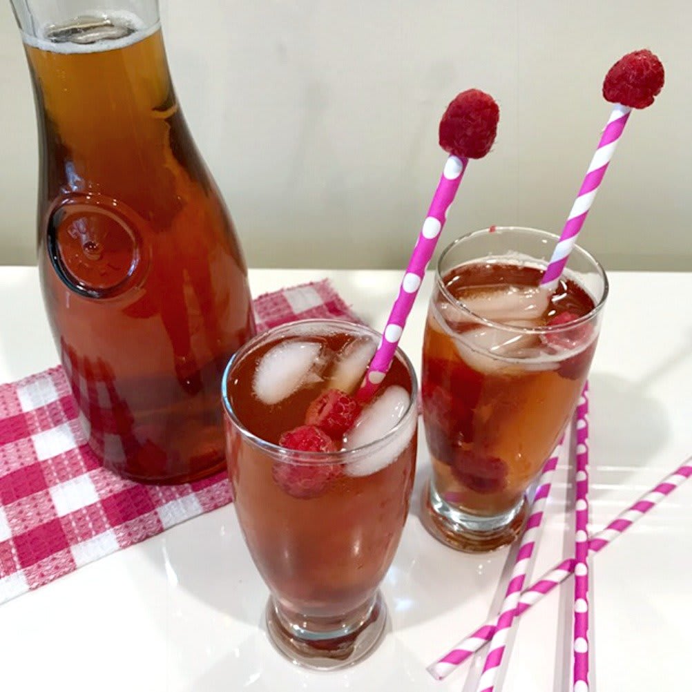 Southern Honey-Sweetened Raspberry Tea Is a Sweet Sip for National Iced Tea Day