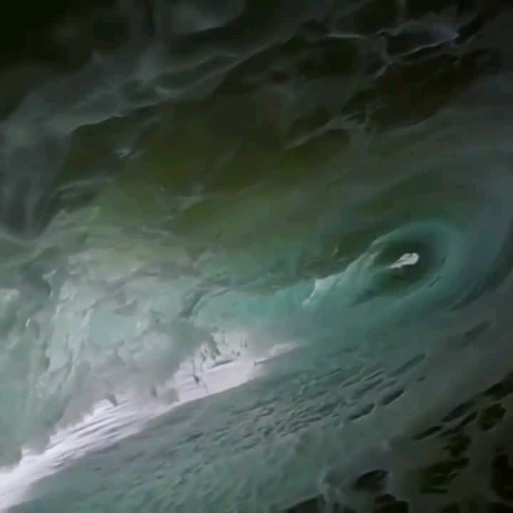 Photographer shot a wave crashing on him!