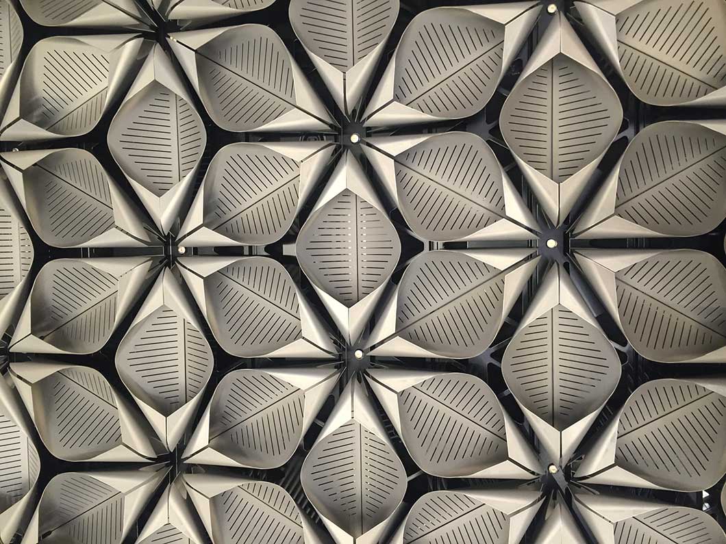 Architectural Details: Foster + Partners' Bespoke Metal Ceiling