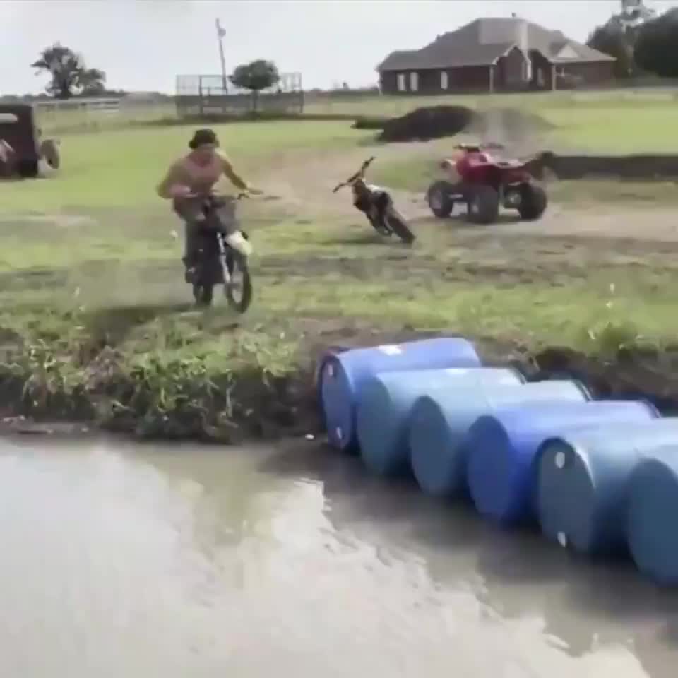 HMB while I ride over these barrels
