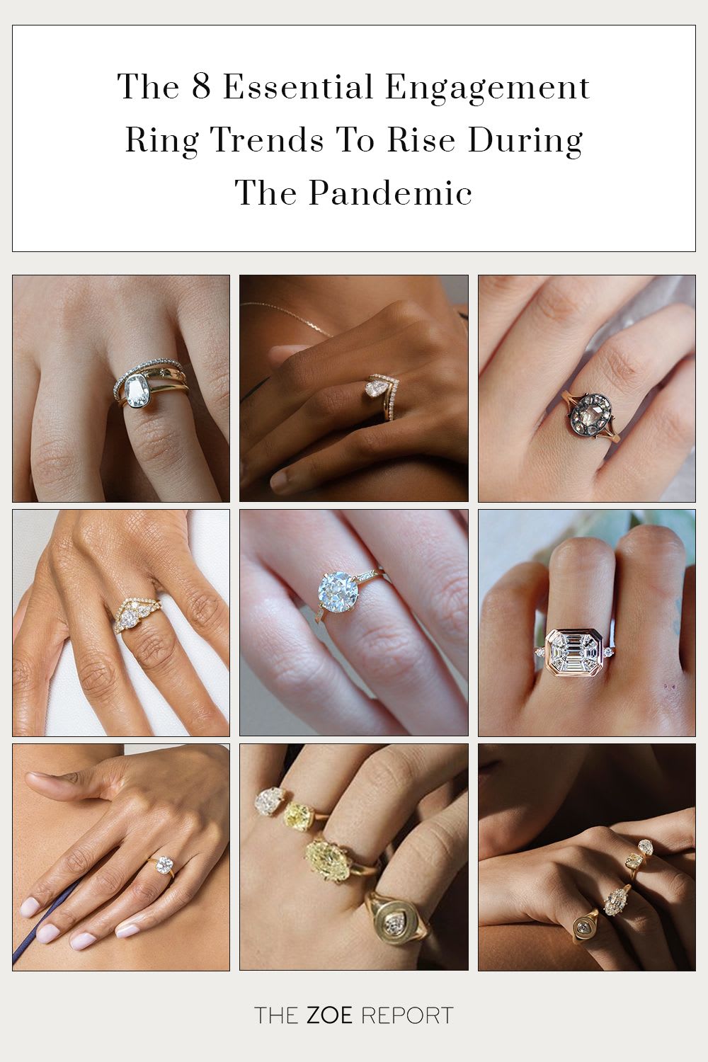 The 8 Essential Engagement Ring Trends To Rise During The Pandemic