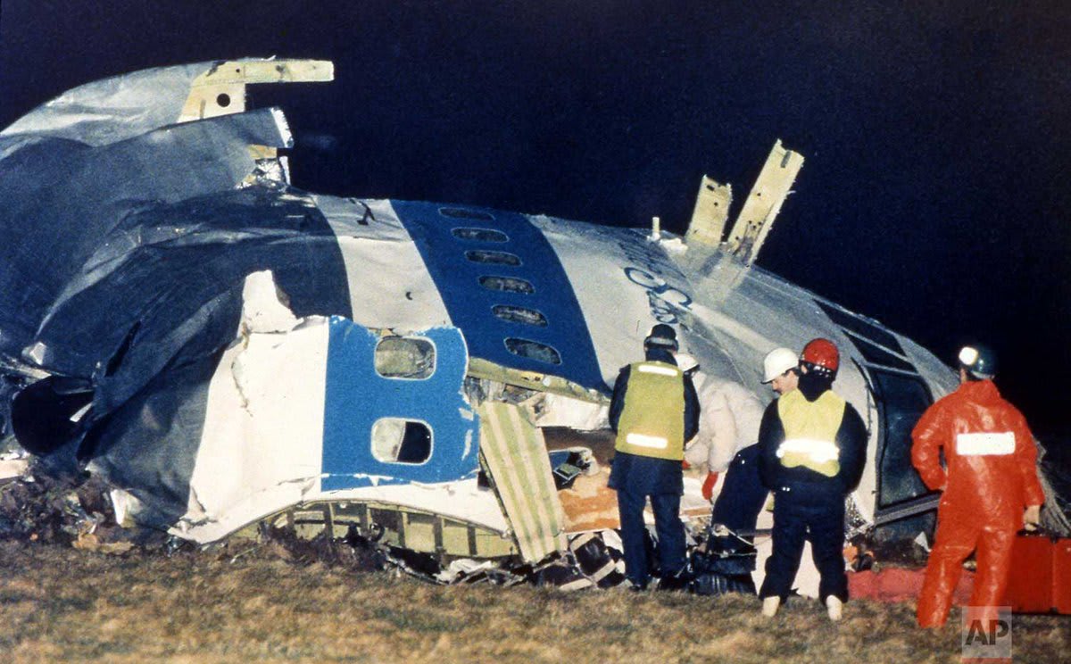 OTD in 1988, 270 people were killed when a terrorist bomb exploded aboard a Pam Am Boeing 747 over Lockerbie, Scotland, sending wreckage crashing to the ground.