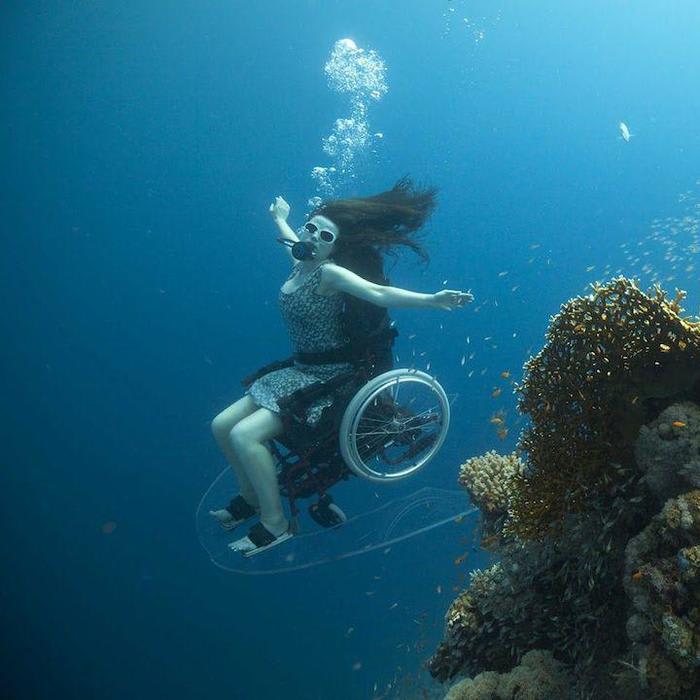 Sue Austin Creates Underwater Spectacles in a Wheelchair