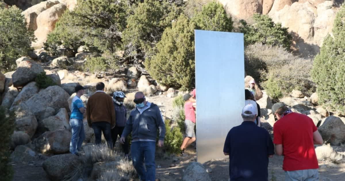A mysterious monolith with the coordinates of a qigong hospital In China was found earlier this month in Utah