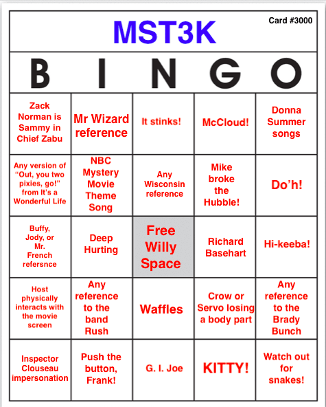 Let's play some bingo! (Or as my little sister and I used to call it, "go-bing!" 'cause we'd get too excited when we got one to actually call out the right terminology.) We supported our local American Legion for many years. :)