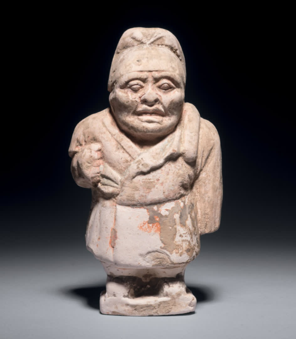Figurine of a dwarf. China, Tang dynasty, 6th-9th century