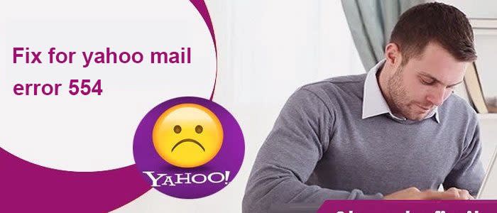 Fix For Yahoo Mail Error 554