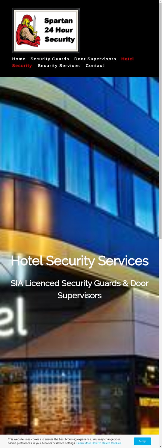 Hotel Security Manchester, Liverpool, Warrington, North West.