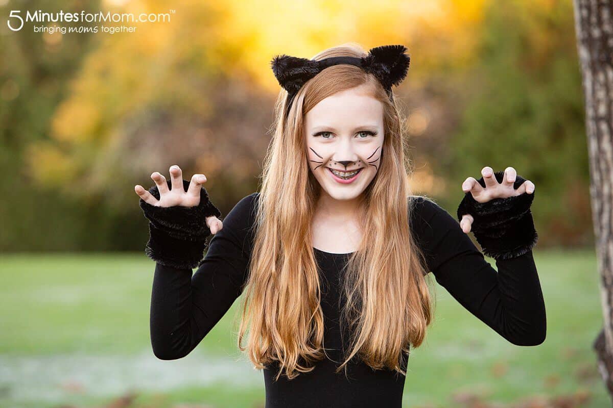 Easy Cat Costume - How To Make A Gorgeous Black Cat Costume